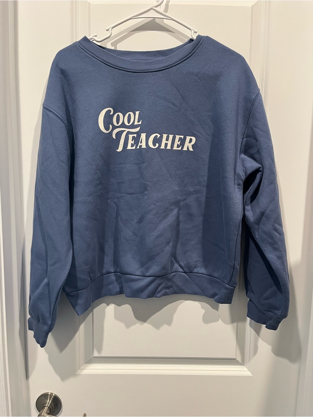 LOFT Dusty Blue Crewneck Pullover